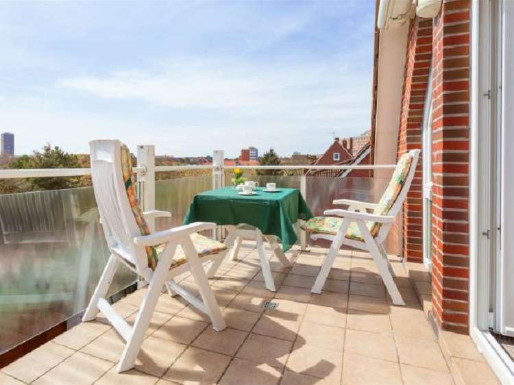 Großes Komfort Apartment Balkon, Bild 5